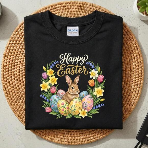 Other - Happy Easter Sayings Egg Bunny Shirt, Funny Bunny Eggs Shirt, Spring